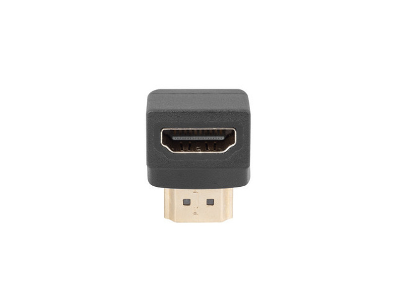 Zdjęcie produktu: Lanberg Adapter HDMI(M) do HDMI(F) Kątowy Dół Czarny Zdjęcie produktu: Lanberg Adapter HDMI(M) do HDMI(F) Kątowy Dół Czarny