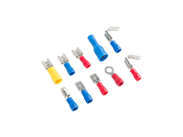 Zestaw złączy do kabli + zaciskarka różne rodzaje 100szt w pudełku Lanberg