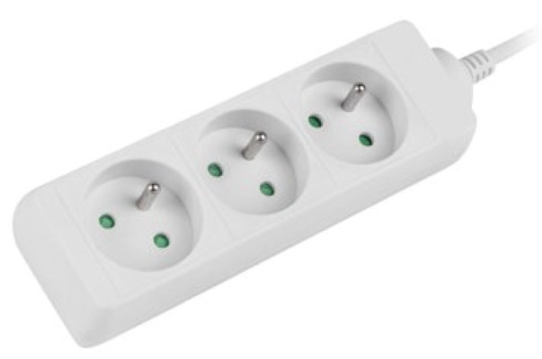 Lanberg listwa 1.5m 3x230V PL biała