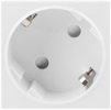Gniazdo 45x45 230V Pojedyncze Schuko Beznarzędziowe Lanberg Białe