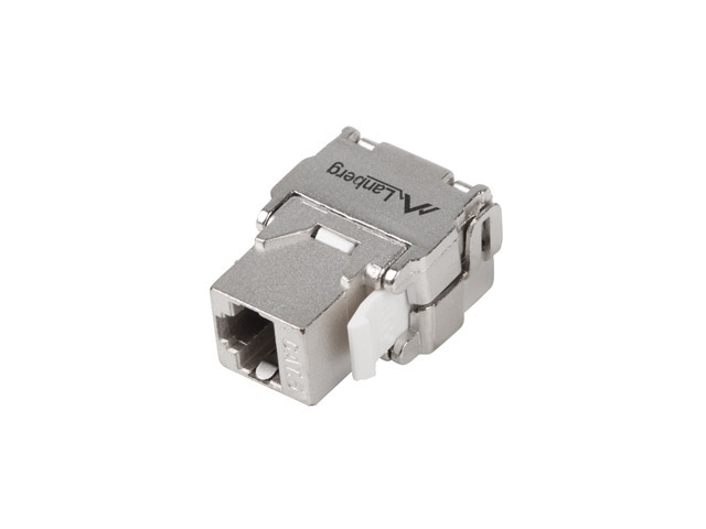 Moduł Keystone Gniazdo Beznarzędziowy RJ45 do LSA 180° FTP Kat.6 Lanberg Moduł Keystone Gniazdo Beznarzędziowy RJ45 do LSA 180° FTP Kat.6 Lanberg