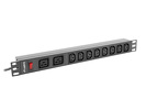 Miniatura zdjęcia: Listwa zasilająca Lanberg Rack PDU 19" 1U 16A 2x C19 8x Iec C13 2m Czarna C20 Miniatura zdjęcia: Listwa zasilająca Lanberg Rack PDU 19" 1U 16A 2x C19 8x Iec C13 2m Czarna C20