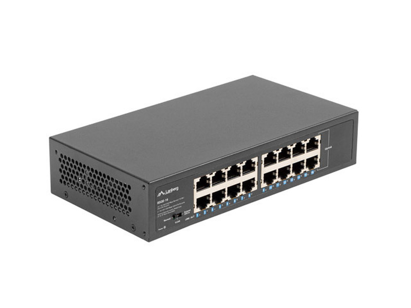 Zdjęcie produktu: Lanberg Switch Rsge-16 16x 1gb Gigabit Ethernet Rack 10"/19"
