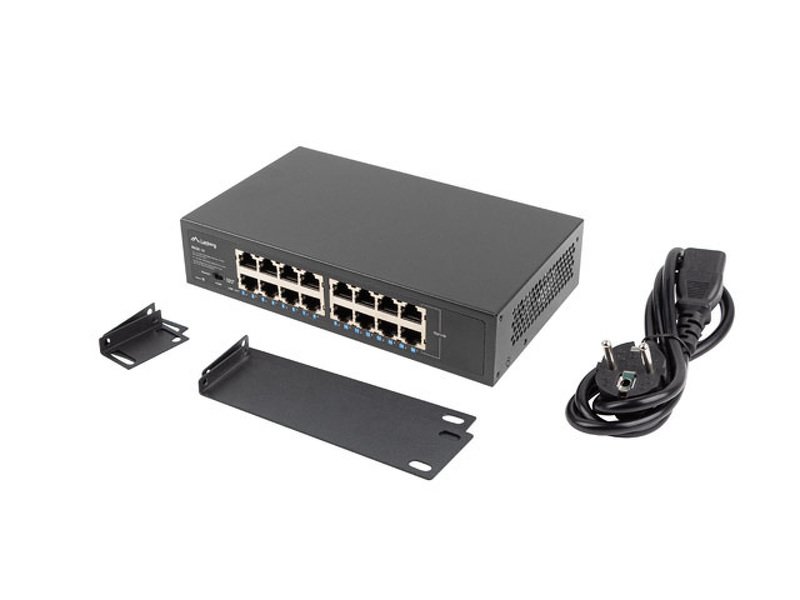 Zdjęcie produktu: Lanberg Switch Rsge-16 16x 1gb Gigabit Ethernet Rack 10"/19"