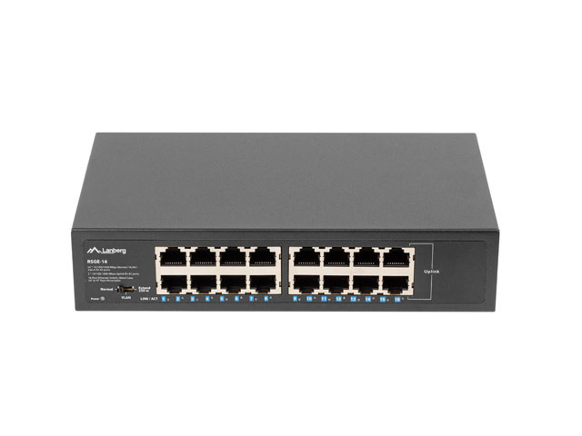 Lanberg Switch Rsge-16 16x 1gb Gigabit Ethernet Rack 10"/19"