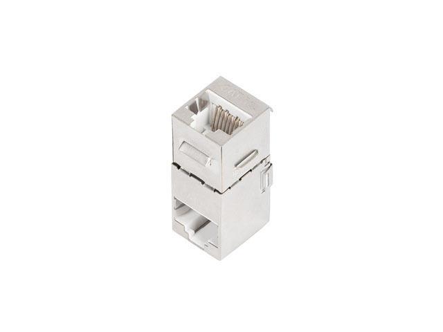 Łącznik Keystone Gniazdo RJ45 do RJ45 FTP Kat.5E 90 Złączka Sieciowa Lanberg Łącznik Keystone Gniazdo RJ45 do RJ45 FTP Kat.5E 90 Złączka Sieciowa Lanberg