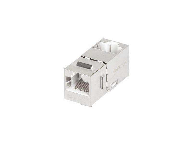 Zdjęcie produktu: Łącznik Keystone Gniazdo RJ45 do RJ45 FTP Kat.5E 90 Złączka Sieciowa Lanberg Zdjęcie produktu: Łącznik Keystone Gniazdo RJ45 do RJ45 FTP Kat.5E 90 Złączka Sieciowa Lanberg