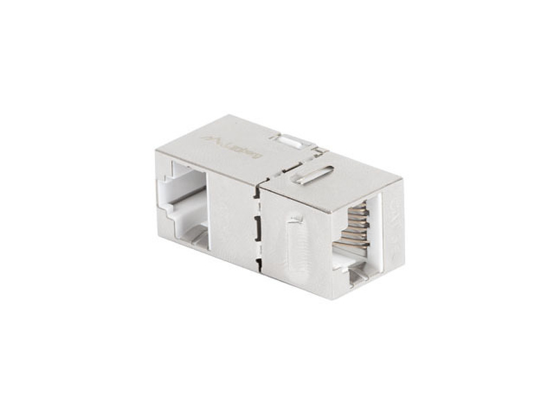 Zdjęcie produktu: Łącznik Keystone Gniazdo RJ45 do RJ45 FTP Kat.5E 90 Złączka Sieciowa Lanberg Zdjęcie produktu: Łącznik Keystone Gniazdo RJ45 do RJ45 FTP Kat.5E 90 Złączka Sieciowa Lanberg
