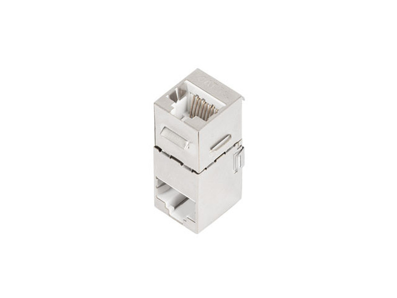 Zdjęcie produktu: Łącznik Keystone Gniazdo RJ45 do RJ45 FTP Kat.5E 90 Złączka Sieciowa Lanberg Zdjęcie produktu: Łącznik Keystone Gniazdo RJ45 do RJ45 FTP Kat.5E 90 Złączka Sieciowa Lanberg
