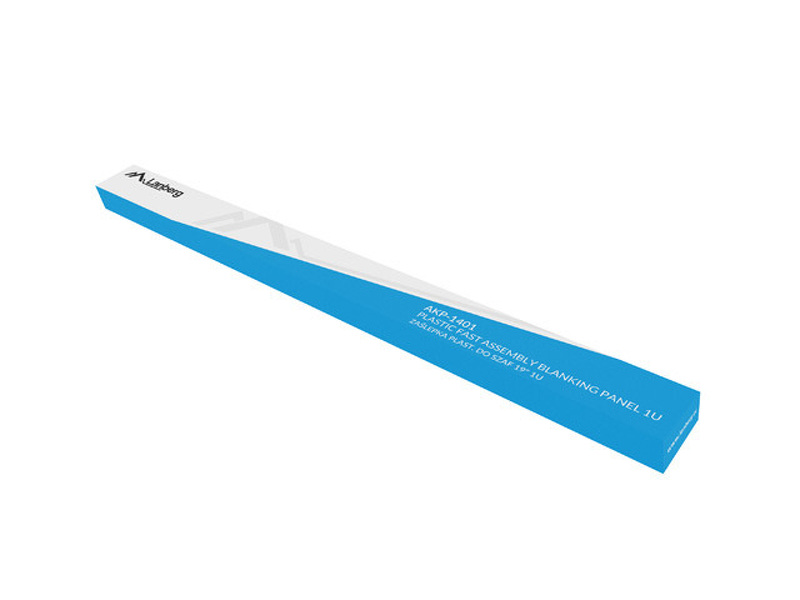 Zdjęcie produktu: Zaślepka do szaf 19" 1U szybkomontażowa plastikowa ognioodporna Lanberg czarna