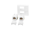 Miniatura zdjęcia: Gniazdo 45x45 2x RJ45 + Keystone Kat. 6 UTP Lanberg Białe Miniatura zdjęcia: Gniazdo 45x45 2x RJ45 + Keystone Kat. 6 UTP Lanberg Białe