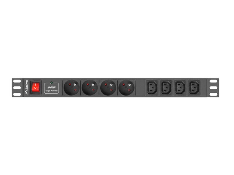Zdjęcie produktu: Lanberg Rack PDU 1U 16A 4x230V PL 4xIec C13 Zdjęcie produktu: Lanberg Rack PDU 1U 16A 4x230V PL 4xIec C13