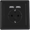Miniatura zdjęcia: Gniazdo Podtynkowe 230V Pojedyncze + 2x USB 2.1a Schuko Lanberg Czarne Miniatura zdjęcia: Gniazdo Podtynkowe 230V Pojedyncze + 2x USB 2.1a Schuko Lanberg Czarne