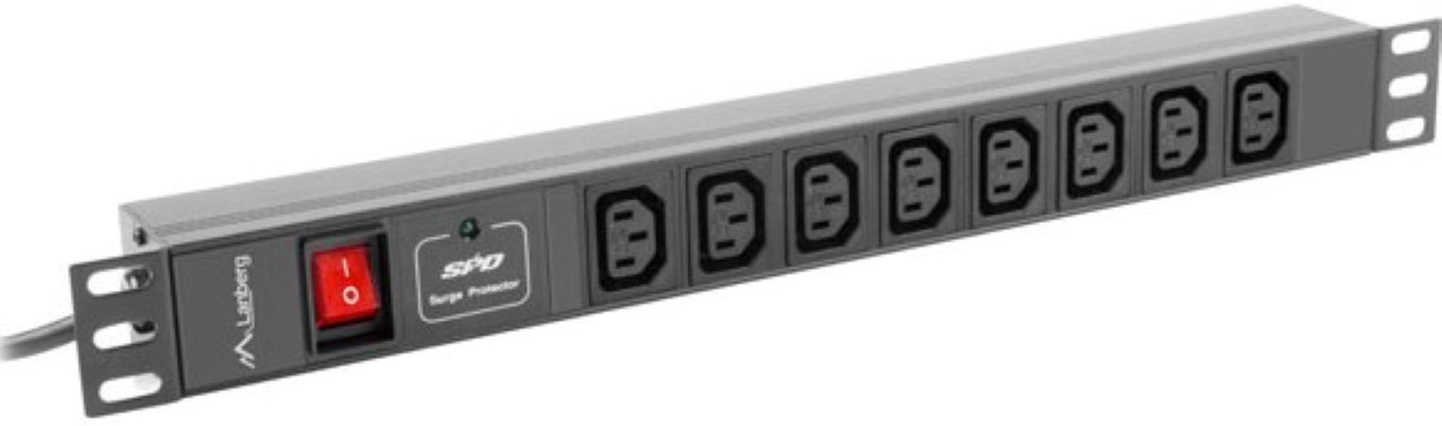 Zdjęcie produktu: Lanberg Rack PDU 1U 16A 2m 8x Iec C13 C20