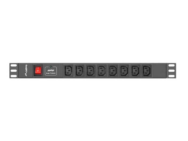 Zdjęcie produktu: Lanberg Rack PDU 1U 16A 2m 8x Iec C13 C20