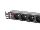Miniatura zdjęcia: Lanberg Rack PDU 1U 16A 9x 230V PL 3m