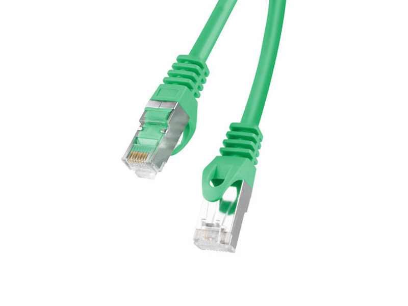 Zdjęcie produktu: Kabel Lanberg RJ45 Patch cord Kat.6 FTP 20m Zielony Fluke Passed