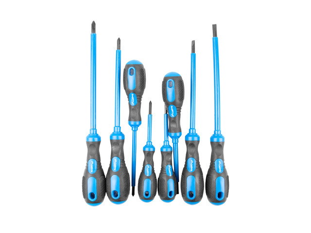 Lanberg Zestaw Narzędzi Śrubokręty 8 Sztuk Z Magnesem (4x Krzyżakowe 4x Płaskie) Nt-0802