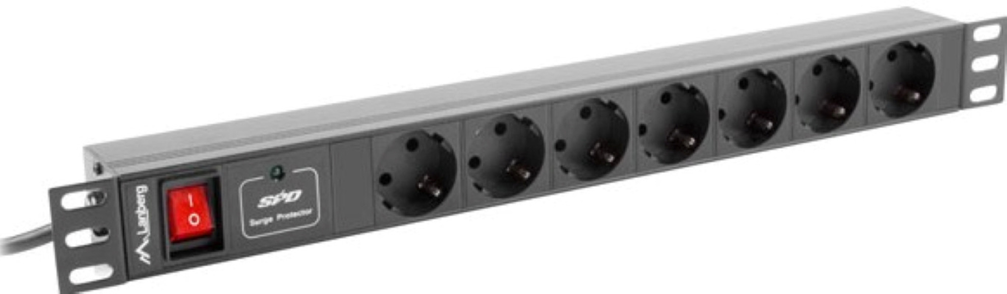 Zdjęcie produktu: Lanberg Rack PDU 1U 16A 7x Schuko 2m