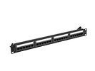Miniatura zdjęcia: Patch Panel 24 Port 1U 19” Kat.6A Lanberg Czarny