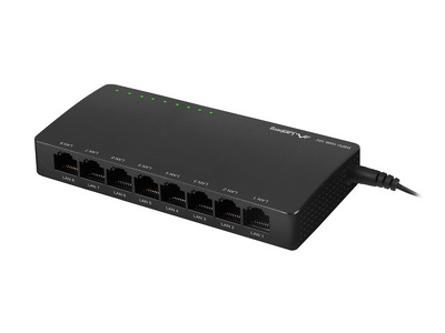 Miniatura produktu: Lanberg Switch DSP2-1008-12v 8x 1gb/S Gigabit Ethernet Desktop 12v