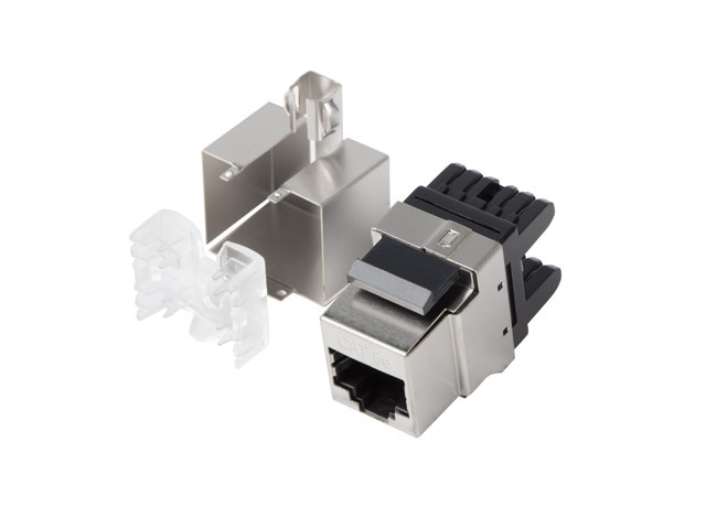 Moduł Keystone Gniazdo RJ45 do LSA 180° FTP Kat.5E Lanberg