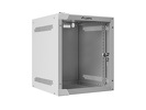 Miniatura zdjęcia: Szafa Instalacyjna Rack Wisząca 10" 6u 280x310 Szara Drzwi Szklane (Flat Pack) Lanberg