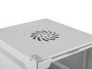 Miniatura zdjęcia: Szafa Instalacyjna Rack Wisząca 10" 6u 280x310 Szara Drzwi Szklane (Flat Pack) Lanberg