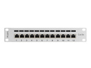 Miniatura zdjęcia: Patch Panel 12 Port 1U 10" Ekranowany Kat.5E Lanberg Szary