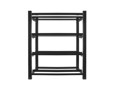 Miniatura produktu: Regał Na Baterie Do UPS 830x454 2 Rzędy 4 Poziomy (8 Półek) Czarny (Flat Pack) Lanberg