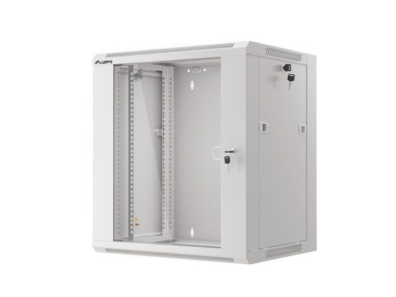 Zdjęcie produktu: Lanberg Szafa Instalacyjna Rack Wisząca 19" 12U 570x450 Szybki Montaż Szara (Flat Pack)