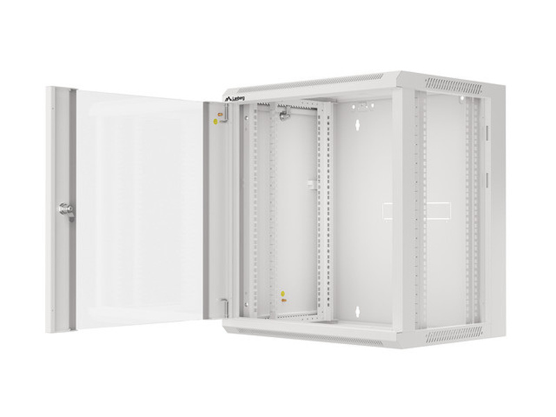 Zdjęcie produktu: Lanberg Szafa Instalacyjna Rack Wisząca 19" 12U 570x450 Szybki Montaż Szara (Flat Pack)