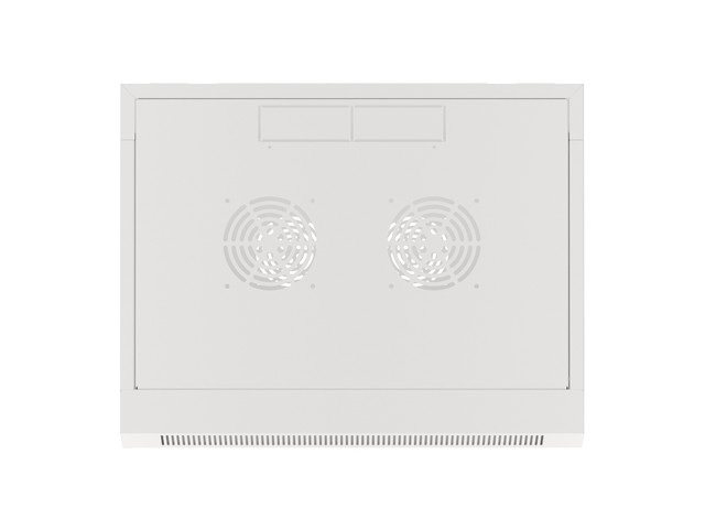 Lanberg Szafa Instalacyjna Rack Wisząca 19" 12U 570x450 Szybki Montaż Szara (Flat Pack)