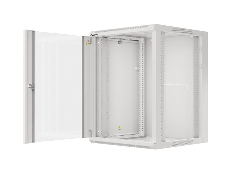 Zdjęcie produktu: Lanberg Szafa Instalacyjna Rack Wisząca 19" 15u 570x600 Szybki Montaż Szara (Flat Pack)