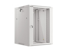 Miniatura zdjęcia: Lanberg Szafa Instalacyjna Rack Wisząca 19" 15u 570x600 Szybki Montaż Szara (Flat Pack)