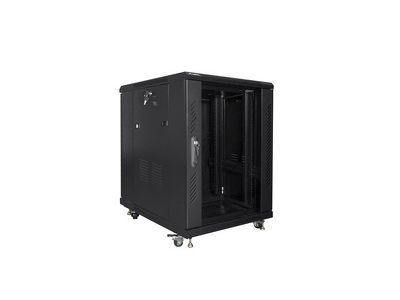 Miniatura produktu: Szafa Instalacyjna Rack Stojąca 19" 15u 600x800 Czarna (Flat Pack) Lanberg