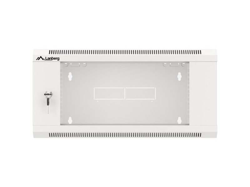 Zdjęcie produktu: Lanberg Szafa Instalacyjna Rack Wisząca 19" 4u 570x450 Szybki Montaż Szara (Flat Pack)