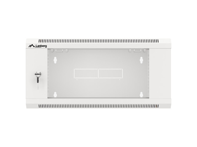 Lanberg Szafa Instalacyjna Rack Wisząca 19" 4u 570x450 Szybki Montaż Szara (Flat Pack)