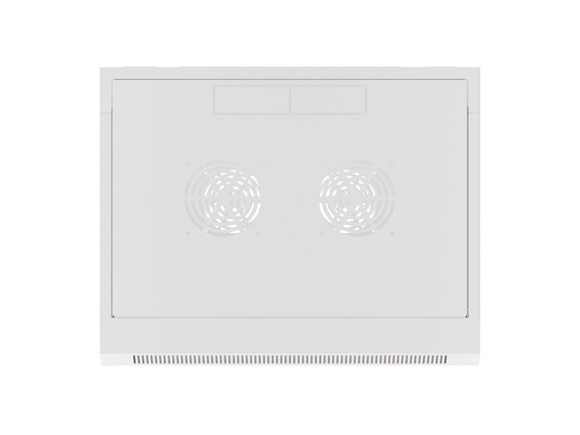 Lanberg Szafa Instalacyjna Rack Wisząca 19" 9u 570x450 Szybki Montaż Szara (Flat Pack)