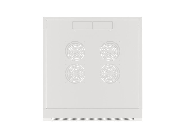 Szafa Instalacyjna Rack Wisząca 19" 4U 570x600 Szybki Montaż Szara Lanberg (Flat Pack)