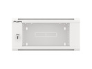 Miniatura zdjęcia: Szafa Instalacyjna Rack Wisząca 19" 4U 570x600 Szybki Montaż Szara Lanberg (Flat Pack)