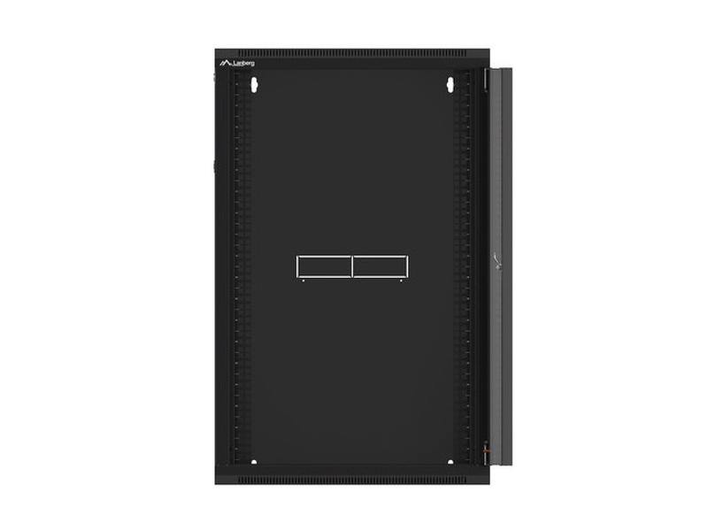 Zdjęcie produktu: Lanberg Szafa Instalacyjna Rack Wisząca 19" 18u 570x450 Szybki Montaż Czarna (Flat Pack)