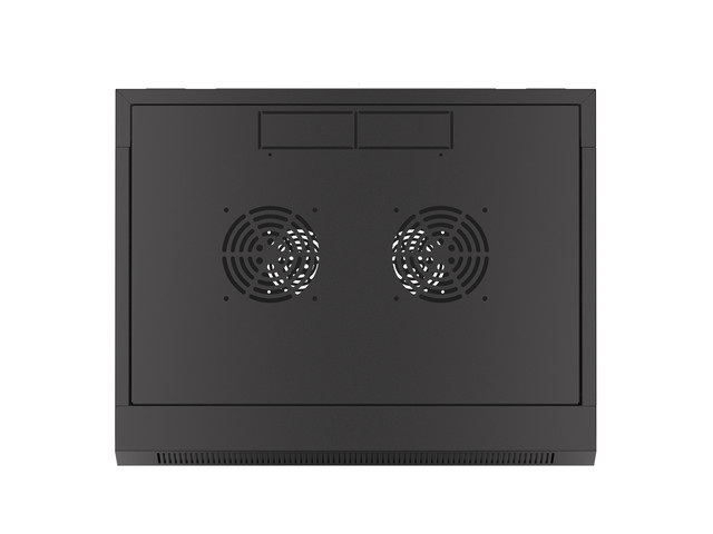 Lanberg Szafa Instalacyjna Rack Wisząca 19" 18u 570x450 Szybki Montaż Czarna (Flat Pack)