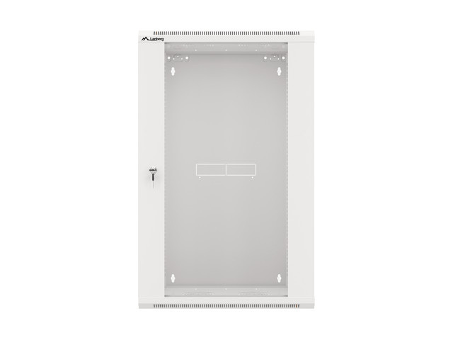 Lanberg Szafa Instalacyjna Rack Wisząca 19" 18u 570x600 Szybki Montaż Szara (Flat Pack)
