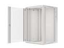 Miniatura zdjęcia: Lanberg Szafa Instalacyjna Rack Wisząca 19" 18u 570x600 Szybki Montaż Szara (Flat Pack)