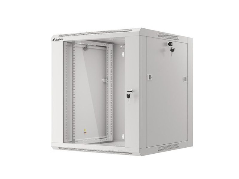 Zdjęcie produktu: Lanberg Szafa Instalacyjna Rack Wisząca 19" 12U 570x600 Szybki Montaż Szara (Flat Pack)