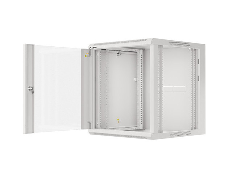 Zdjęcie produktu: Lanberg Szafa Instalacyjna Rack Wisząca 19" 12U 570x600 Szybki Montaż Szara (Flat Pack)
