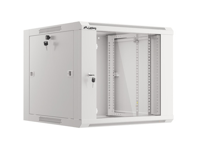 Zdjęcie produktu: Lanberg Szafa Instalacyjna Rack Wisząca 19" 9u 570x600 Szybki Montaż Szara (Flat Pack)