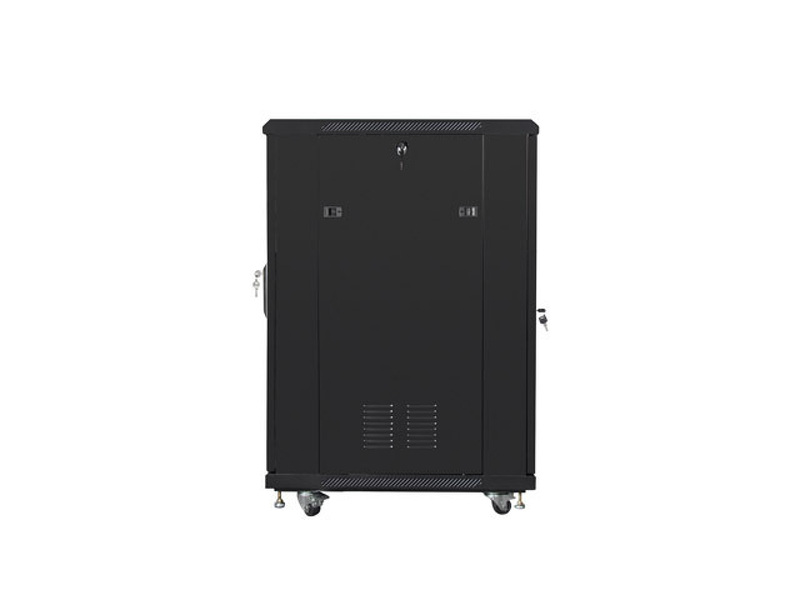 Zdjęcie produktu: Szafa Instalacyjna Rack Stojąca 19" 22U 600x800 Czarna (Flat Pack) Lanberg