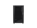 Miniatura zdjęcia: Szafa Instalacyjna Rack Stojąca 19" 22U 600x800 Czarna (Flat Pack) Lanberg
